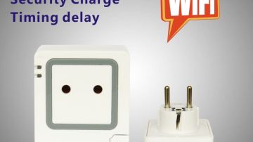 最新款 欧标 wifi智能插座智能家居无线遥控APP远程开关