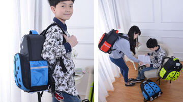 德犬安全减压书包 德犬学生健康减压书包 儿童减负书包